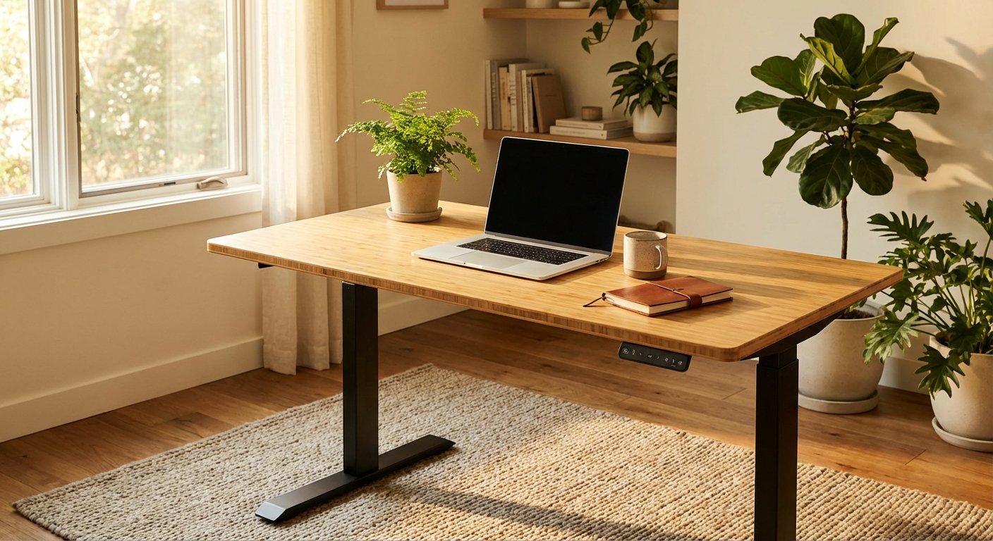 Fully Jarvis bamboo standing desk product photo