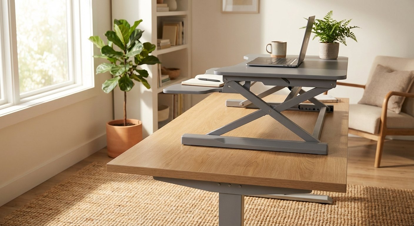 UPLIFT E2 Converter standing desk converter gray product photo