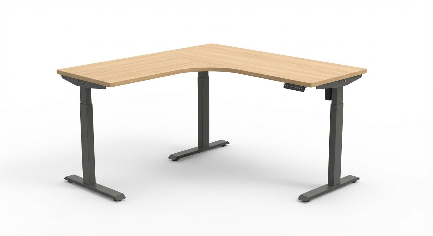 FlexiSpot E7L corner standing desk product photo