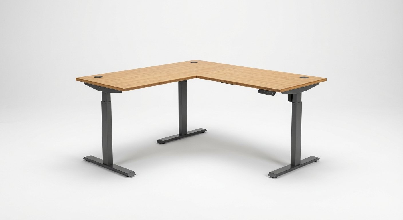 Uplift V2 Corner standing desk product photo