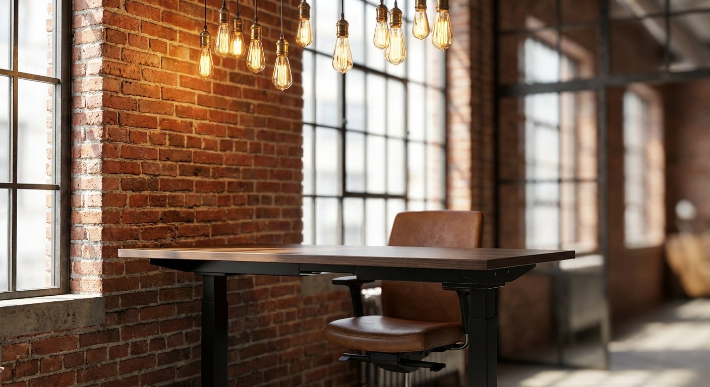 FlexiSpot E7 standing desk black product photo