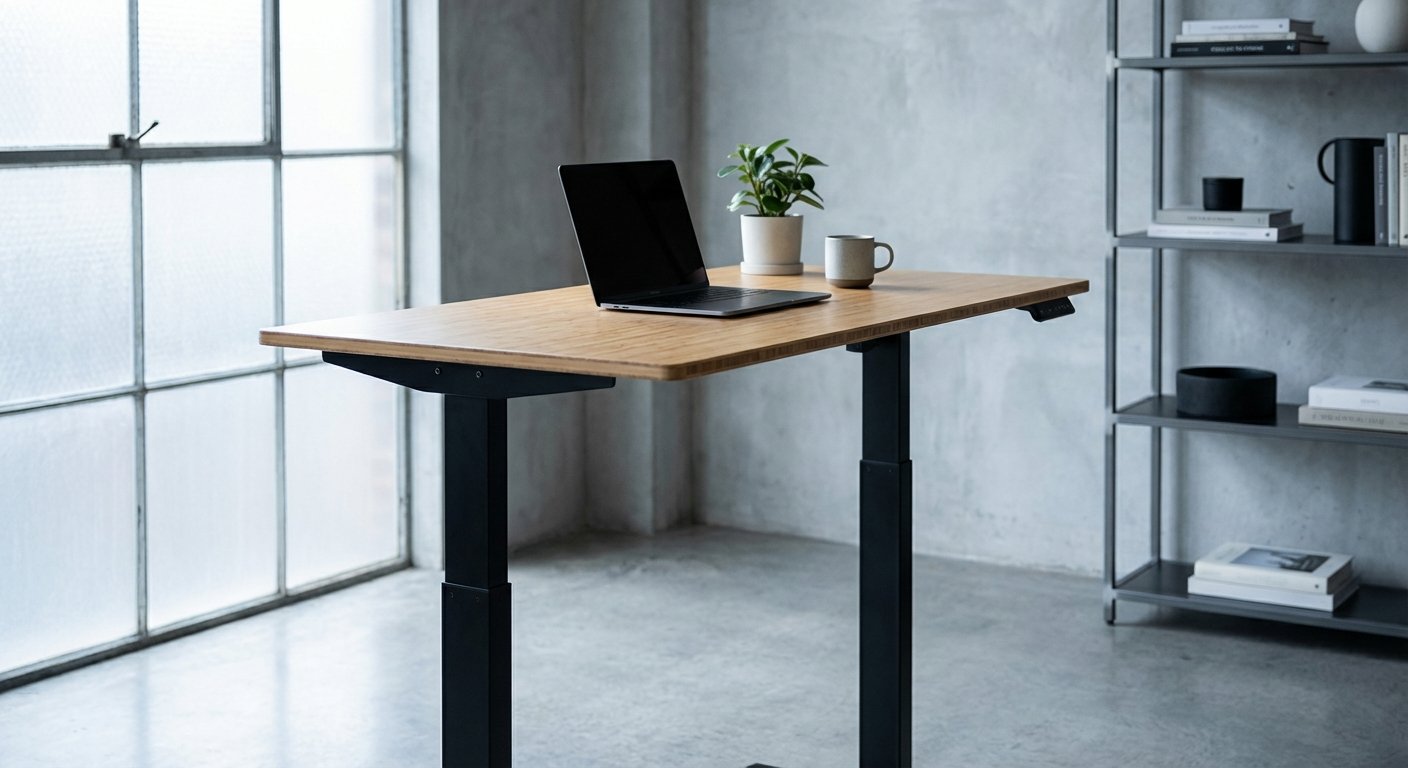 Fully Jarvis standing desk bamboo top product photo