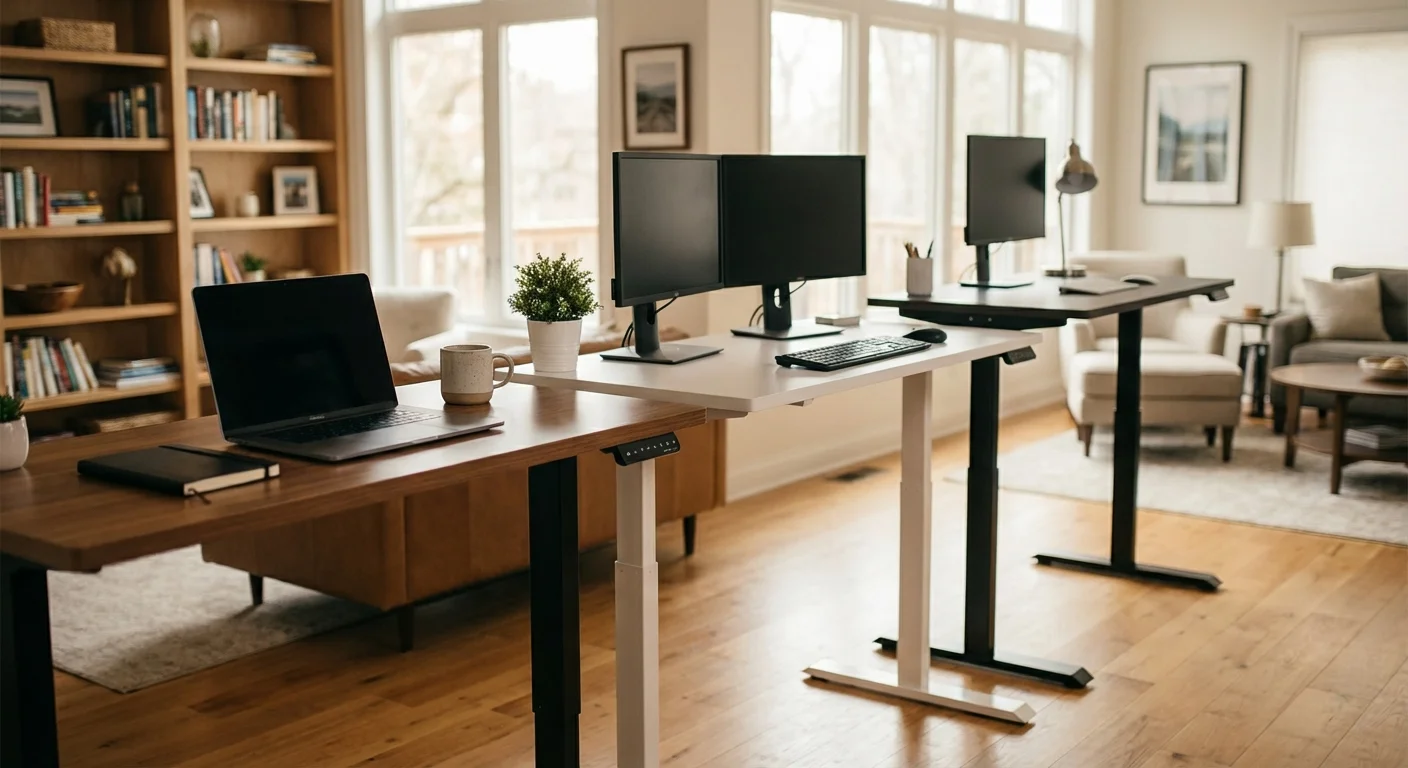 Fezibo Standing Desk vs FlexiSpot E7 vs SHW Electric Desk: Best Standing Desks in 2026