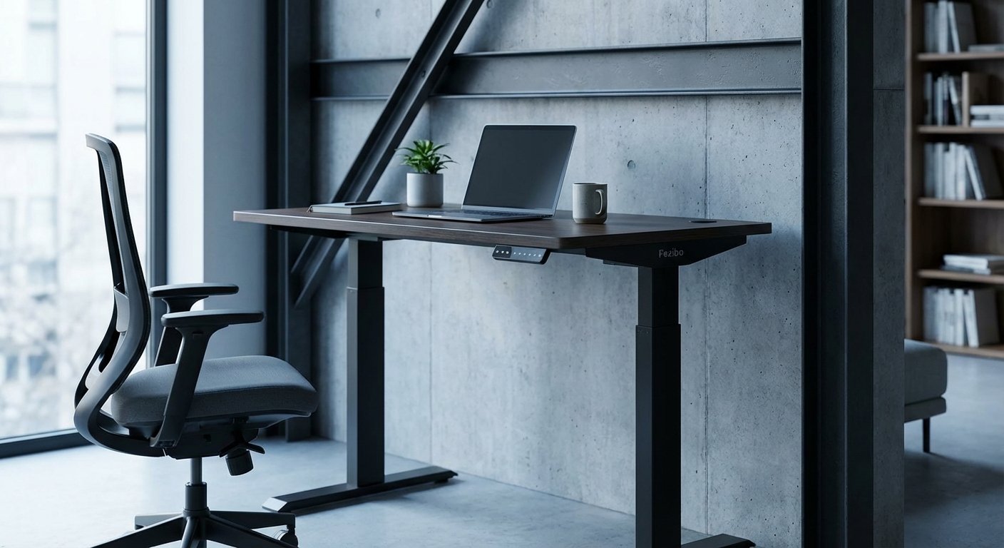 Fezibo standing desk electric height adjustable product photo