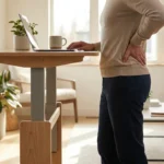 is a standing desk good for a herniated disc?