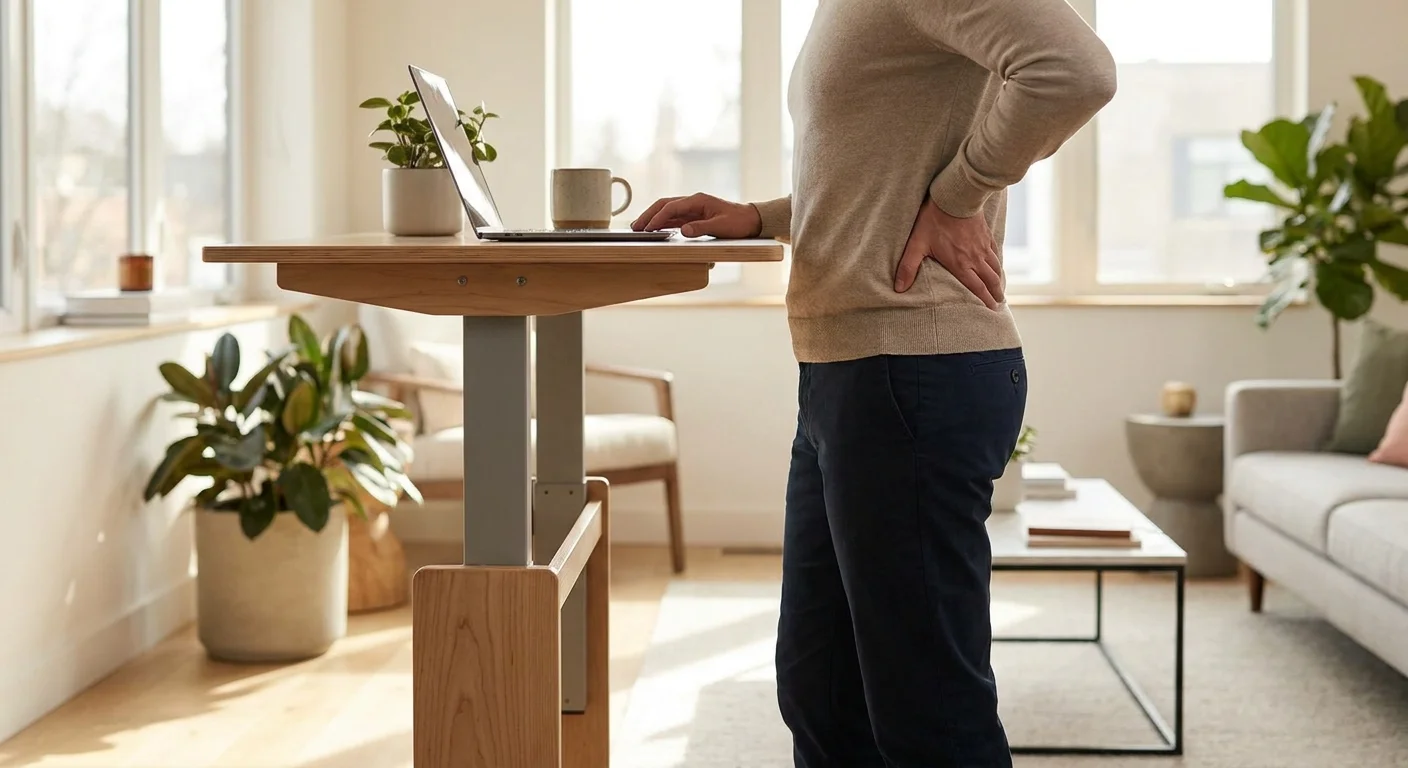 is a standing desk good for a herniated disc?