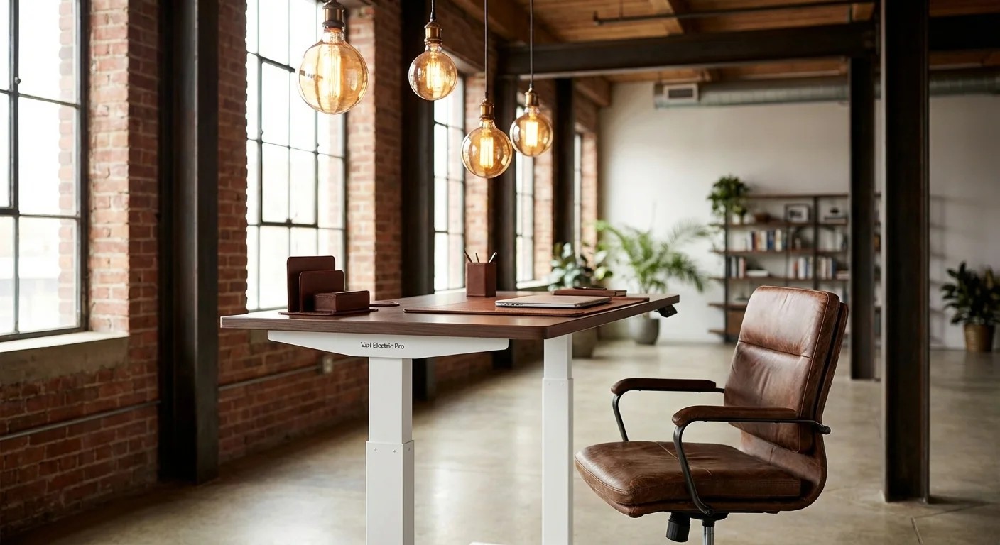 Vari Electric Pro standing desk in white finish