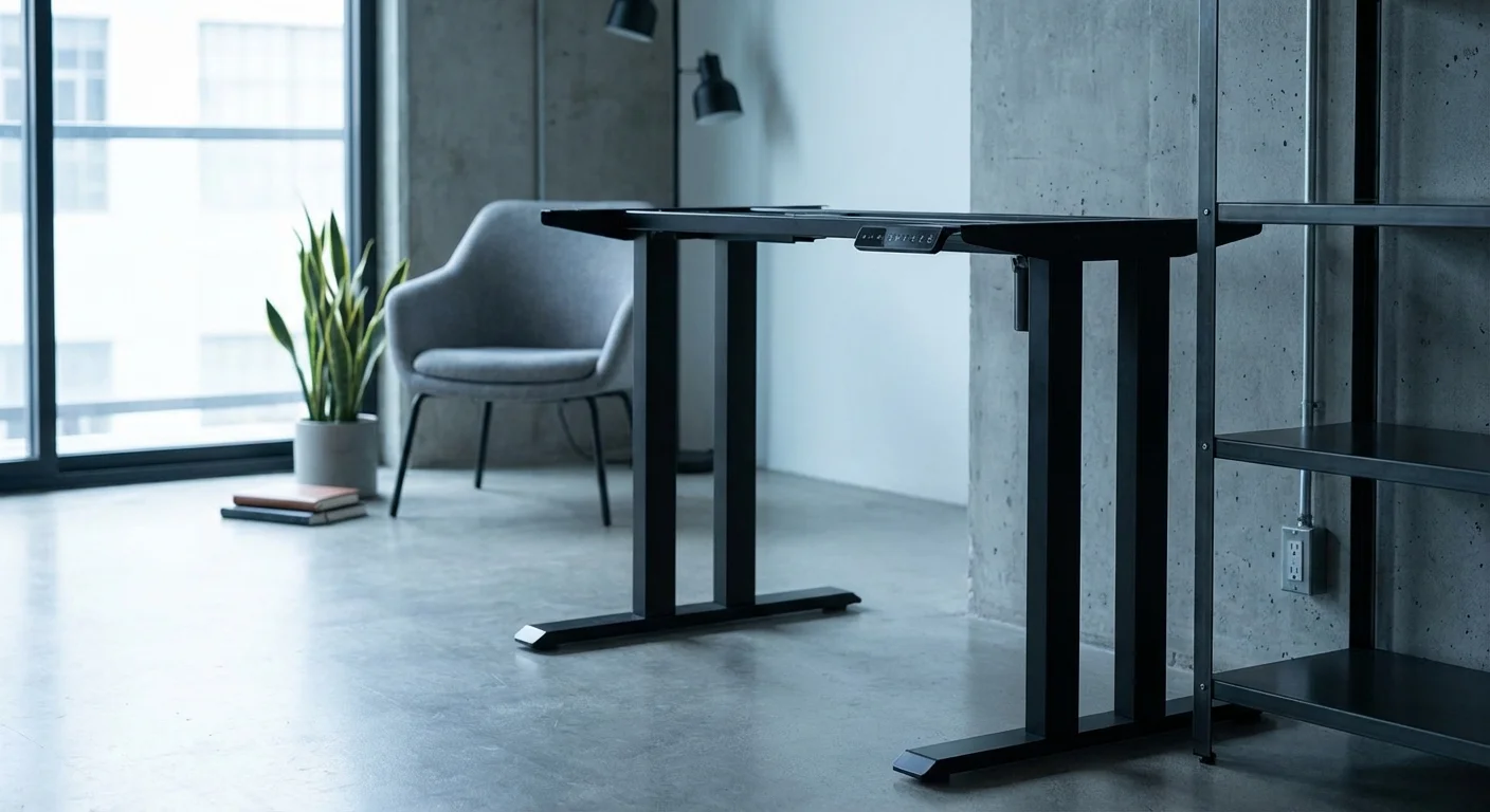 FlexiSpot E7 Pro standing desk frame black without desktop